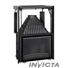 Каминная топка Invicta Grand Angle 800 Relevable (контргруз)