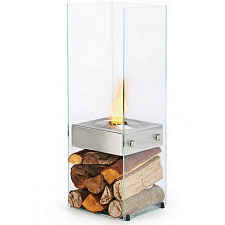 Ecosmart Fire Ghost Stainless steel/Toughened Glass