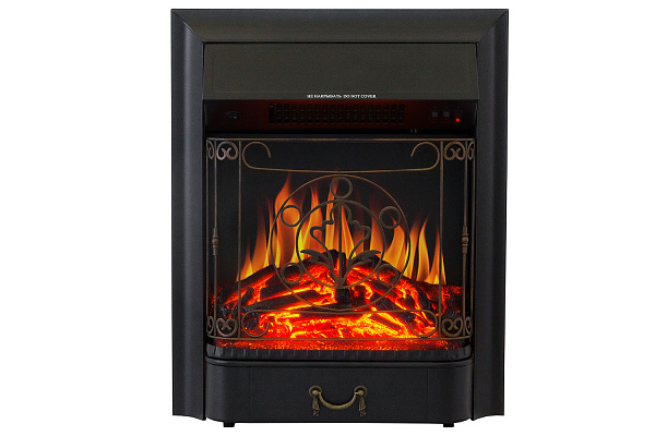 Royal Flame Corsica с очагом Majestic FX Black слоновая кость с патиной_2